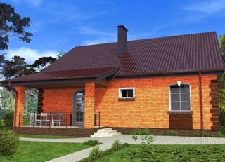 Проекты домов из кирпича 4х6 в Новосибирске