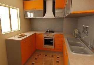 Ремонт кухни 2 на 2 метра в Новосибирске под ключ